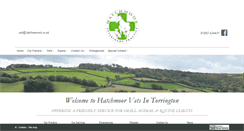 Desktop Screenshot of hatchmoorvets.co.uk